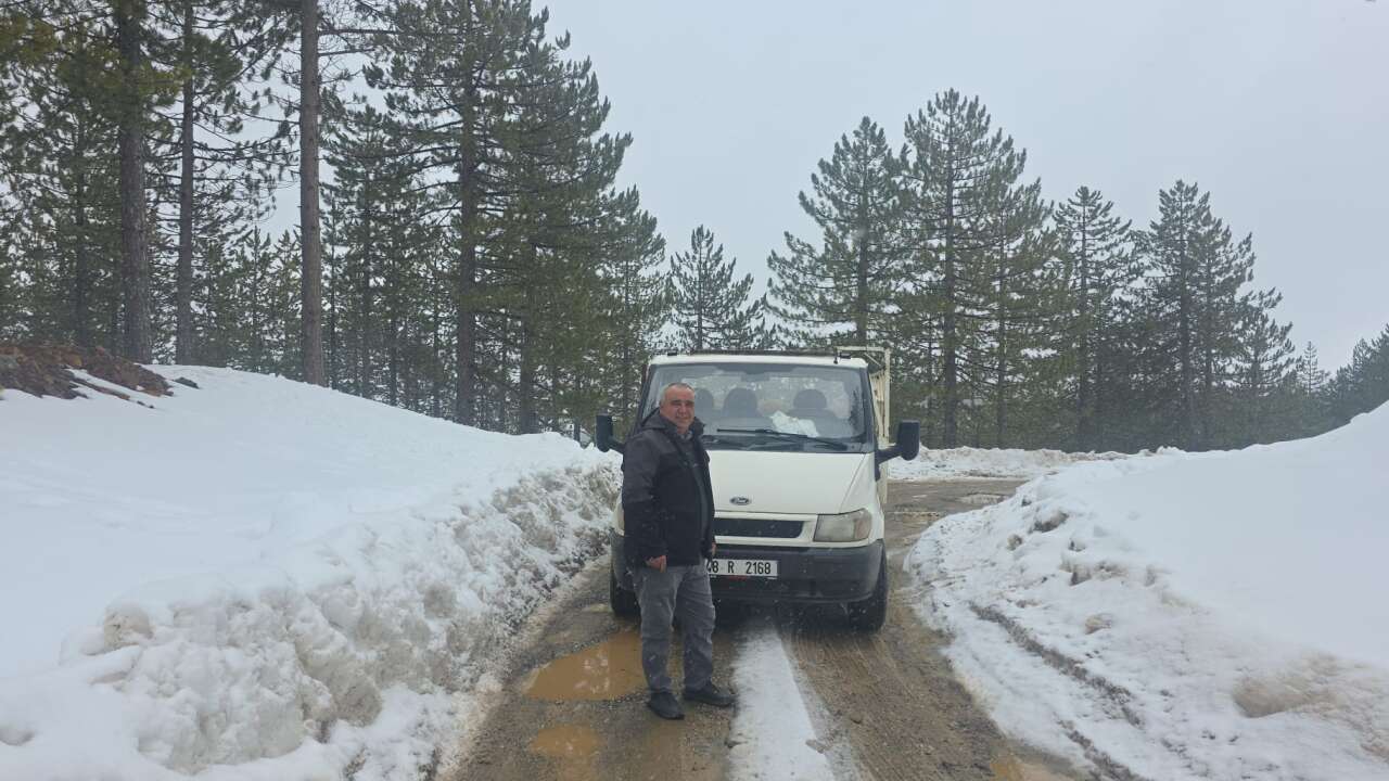 Köyceğiz Ağla Yaylası Beyaza Büründü: Yol Ulaşıma Kapandı 2